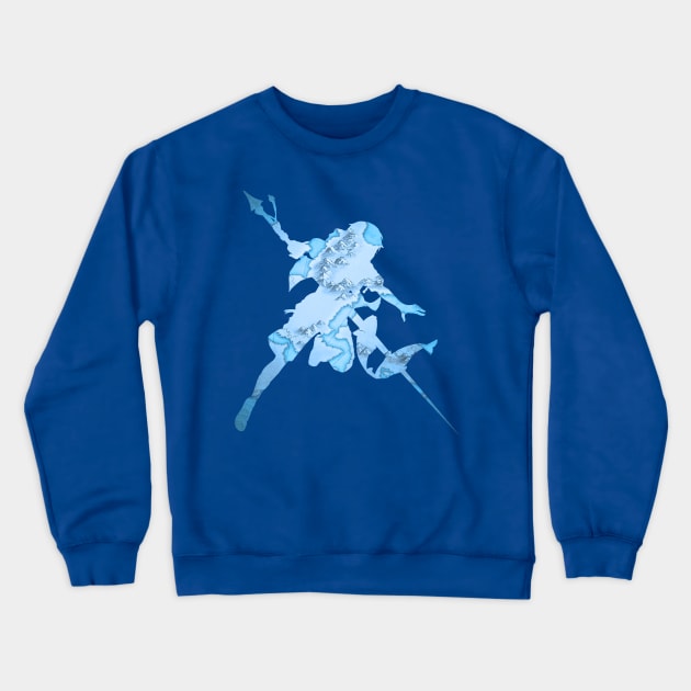 Ashe: Fabled Sea Knight Crewneck Sweatshirt by Raven's Secret Shop